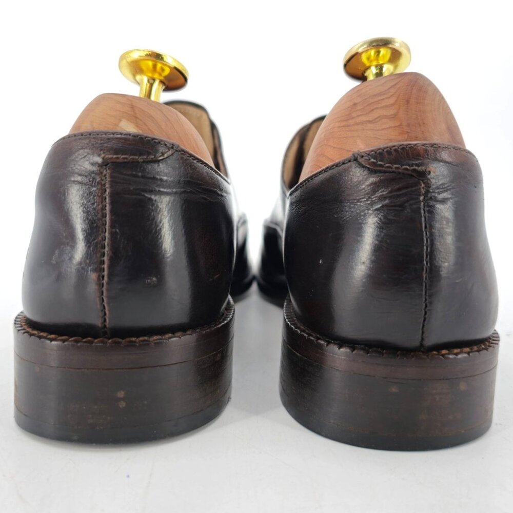 Melvin and Hamilton Mens 6D / 38EU Dark Brown Leather Dress Shoes Cap-toe Oxford - Picture 7 of 14